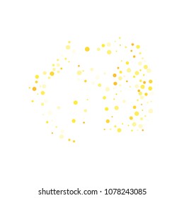 Vector colorful round confetti isolated on white background.Birthday card.Square card and frame.Template for holiday, party, birthday, wedding, solemnity.
