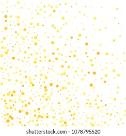 Vector colorful round confetti isolated on white background.Birthday card.Square card and frame.Template for holiday, party, birthday, wedding, solemnity.