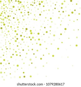 Vector colorful round confetti isolated on white background.Birthday card.Square card and frame.Template for holiday, party, birthday, wedding, solemnity.