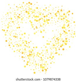Vector colorful round confetti isolated on white background.Birthday card.Square card and frame.Template for holiday, party, birthday, wedding, solemnity.