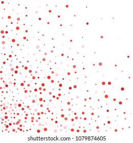 Vector colorful round confetti isolated on white background.Birthday card.Square card and frame.Template for holiday, party, birthday, wedding, solemnity.