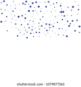 Vector colorful round confetti isolated on white background.Birthday card.Square card and frame.Template for holiday, party, birthday, wedding, solemnity.