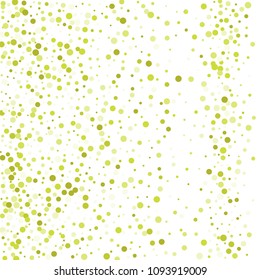 Vector colorful round confetti isolated on white background.Birthday card.Square card and frame.Template for holiday, party, birthday, wedding, solemnity.