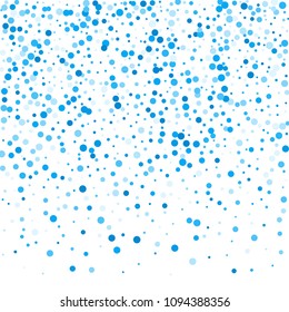 Vector colorful round confetti isolated on white background.Birthday card.Square card and frame.Template for holiday, party, birthday, wedding, solemnity.