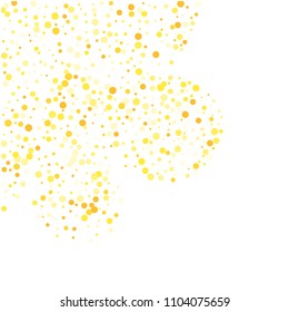 Vector colorful round confetti isolated on white background.Birthday card.Square card and frame.Template for holiday, party, birthday, wedding, solemnity.