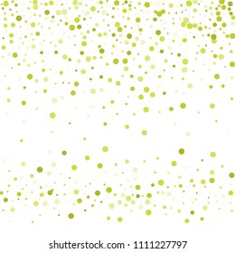 Vector colorful round confetti isolated on white background.Birthday card.Square card and frame.Template for holiday, party, birthday, wedding, solemnity.