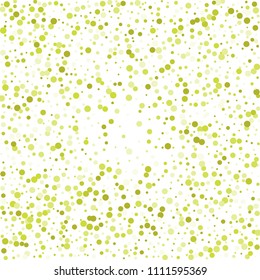 Vector colorful round confetti isolated on white background.Birthday card.Square card and frame.Template for holiday, party, birthday, wedding, solemnity.