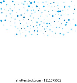 Vector colorful round confetti isolated on white background.Birthday card.Square card and frame.Template for holiday, party, birthday, wedding, solemnity.