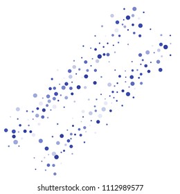 Vector colorful round confetti isolated on white background.Birthday card.Square card and frame.Template for holiday, party, birthday, wedding, solemnity.