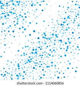 Vector colorful round confetti isolated on white background.Birthday card.Square card and frame.Template for holiday, party, birthday, wedding, solemnity.
