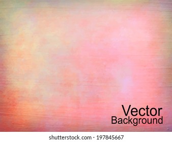 Vector colorful scratched vintage background 