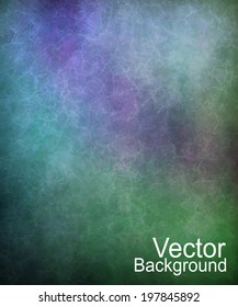 Vector colorful scratched vintage background 