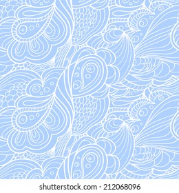vector colorful sea element seamless pattern