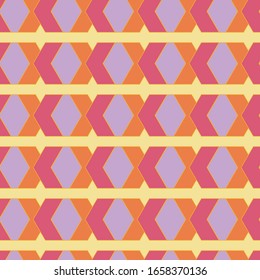 Vector colorful Seamless Geometric Pattern. Perfect for fabric, scrapbook and wallpaper.