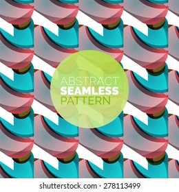 Vector colorful seamless geometric pattern. Modern stylish abstract texture. Background design