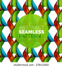 Vector colorful seamless geometric pattern. Modern stylish abstract texture. Background design