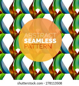 Vector colorful seamless geometric pattern. Modern stylish abstract texture. Background design