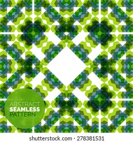 Vector colorful seamless geometric pattern. Modern stylish abstract texture. Background design
