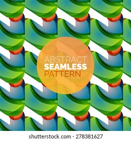 Vector colorful seamless geometric pattern. Modern stylish abstract texture. Background design