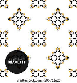 Vector colorful seamless geometric pattern. Modern stylish abstract texture. Background design