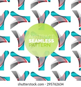 Vector colorful seamless geometric pattern. Modern stylish abstract texture. Background design