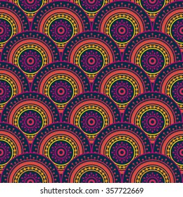 vector colorful seamless geometric pattern