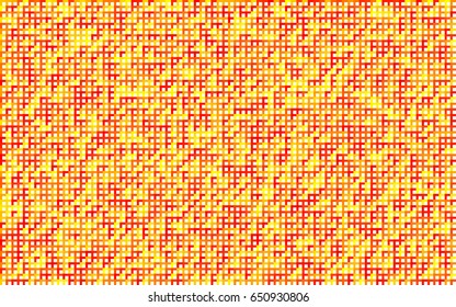 Vector colorful seamless pattern. Geometric elements of random colors.