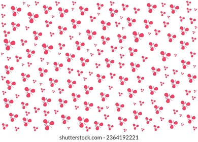 Vector colorful seamless pattern with musical notes and treble clefs on white background.
