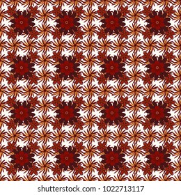 Vector colorful seamless print design in red, brown and gray colors.