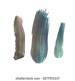 Vector colorful set with oil paint spot background, texture hand drawn illustration. Use it as element for design greeting card, poster, banner, Social Media post, invitation, graphic design