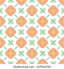 vector colorful simple trellises seamless pattern background