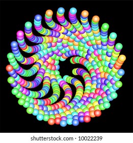 Vector Colorful Spiral