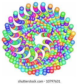 Vector Colorful Spiral