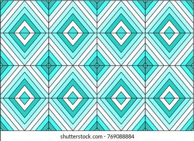 Vector colorful stained glass texture