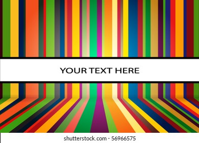 Vector Colorful Stripes Background