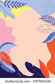 Vector colorful summer abstract background