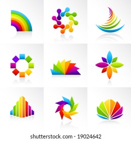 Vector Colorful Symbols