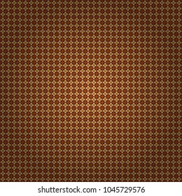 Vector colorful symmetrical seamless pattern for textile, tiles and design in orange, black and magenta tones.