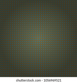 Vector colorful symmetrical seamless pattern for textile, tiles and design in blue, black and brown tones.