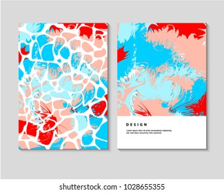 The vector colorful template. It can be used for poster, brochure and flyer design. EPS10
