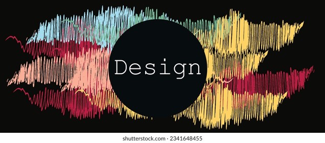 vector colorful templates background design with paint bunches . poster design abstract shapes design . invitation template design 