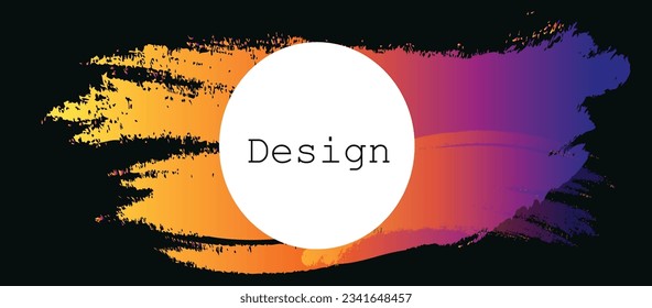 diseño de fondo de plantillas de color vectorial con conjuntos de pintura . diseño de afiches diseño de formas abstractas. diseño de plantilla de invitación 