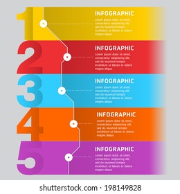 vector colorful text box for website 