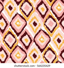 Vector colorful tribal ethnic seamless pattern