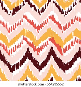 Vector colorful tribal ethnic seamless pattern