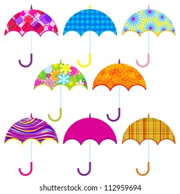 Vector Colorful Umbrella