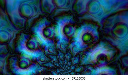 Vector colorful wallpaper. Circle mandala ornament, flower of life. Abstract graphic background.