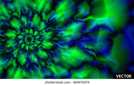 Vector colorful wallpaper. Circle mandala ornament, flower of life. Abstract graphic background.
