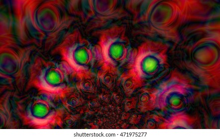 Vector colorful wallpaper. Circle mandala ornament, flower of life. Abstract graphic background.