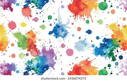 vector colorful watercolor splash background